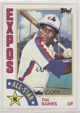 1984 Topps - [Base] #390 - All-Star - Tim Raines