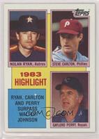 1983 Highlight - Nolan Ryan, Steve Carlton, Gaylord Perry