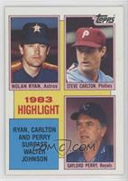 1983 Highlight - Nolan Ryan, Steve Carlton, Gaylord Perry