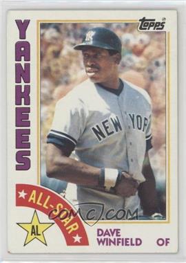 1984 Topps - [Base] #402 - All-Star - Dave Winfield