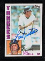 Lou Piniella [BAS Beckett Auth Sticker]