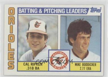 1984 Topps - [Base] #426 - Team Checklist - Cal Ripken Jr., Mike Boddicker