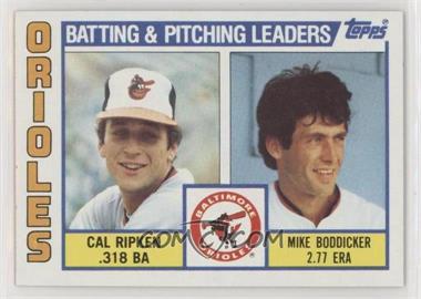 1984 Topps - [Base] #426 - Team Checklist - Cal Ripken Jr., Mike Boddicker