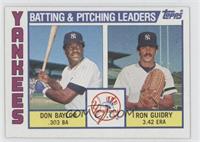 Team Checklist - Don Baylor, Ron Guidry