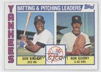 Team Checklist - Don Baylor, Ron Guidry [Noted]