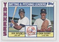 Team Checklist - Don Baylor, Ron Guidry