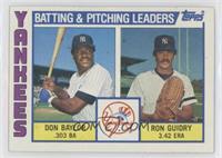 Team Checklist - Don Baylor, Ron Guidry