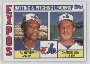 1984 Topps - [Base] #516 - Team Checklist - Al Oliver, Charlie Lea