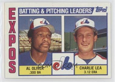 1984 Topps - [Base] #516 - Team Checklist - Al Oliver, Charlie Lea