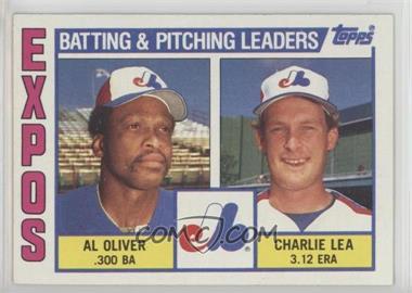1984 Topps - [Base] #516 - Team Checklist - Al Oliver, Charlie Lea