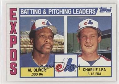 1984 Topps - [Base] #516 - Team Checklist - Al Oliver, Charlie Lea