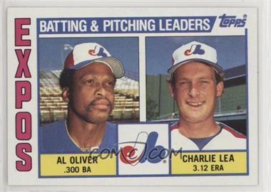 1984 Topps - [Base] #516 - Team Checklist - Al Oliver, Charlie Lea