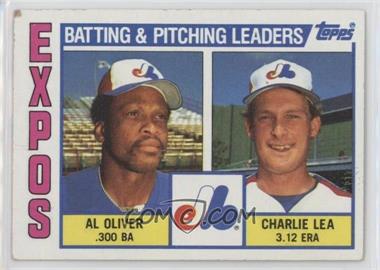 1984 Topps - [Base] #516 - Team Checklist - Al Oliver, Charlie Lea [EX to NM]