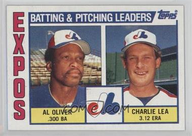 1984 Topps - [Base] #516 - Team Checklist - Al Oliver, Charlie Lea