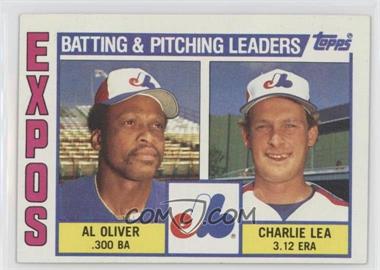 1984 Topps - [Base] #516 - Team Checklist - Al Oliver, Charlie Lea