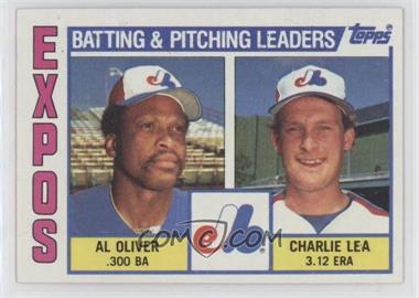 1984 Topps - [Base] #516 - Team Checklist - Al Oliver, Charlie Lea