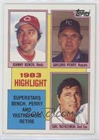 1983 Highlight - Johnny Bench, Gaylord Perry, Carl Yastrzemski