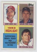 1983 Highlight - Johnny Bench, Gaylord Perry, Carl Yastrzemski