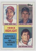 1983 Highlight - Johnny Bench, Gaylord Perry, Carl Yastrzemski