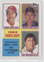 1983 Highlight - Johnny Bench, Gaylord Perry, Carl Yastrzemski