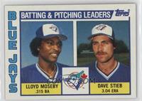 Team Checklist - Lloyd Moseby, Dave Stieb