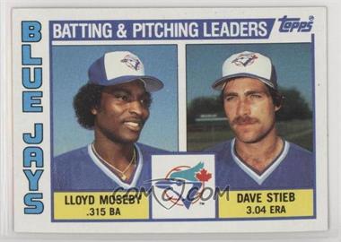 1984 Topps - [Base] #606 - Team Checklist - Lloyd Moseby, Dave Stieb