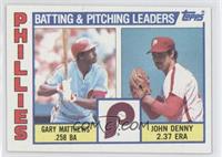 Team Checklist - Gary Matthews, John Denny