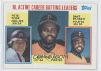Career Leaders - Pete Rose, Bill Madlock, Dave Parker