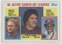 Career Leaders - Rusty Staub, Pete Rose, Tony Perez