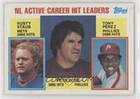 Career Leaders - Rusty Staub, Pete Rose, Tony Perez