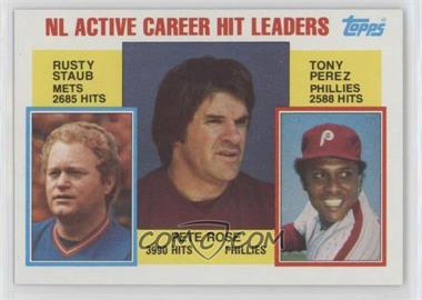 1984 Topps - [Base] #702 - Career Leaders - Rusty Staub, Pete Rose, Tony Perez