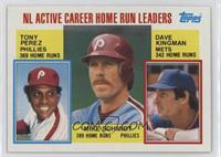 Career Leaders - Tony Perez, Mike Schmidt, Dave Kingman