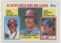 Career Leaders - Tony Perez, Mike Schmidt, Dave Kingman