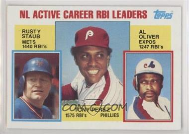 1984 Topps - [Base] #704 - Career Leaders - Rusty Staub, Tony Perez, Al Oliver