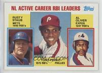 Career Leaders - Rusty Staub, Tony Perez, Al Oliver [EX to NM]