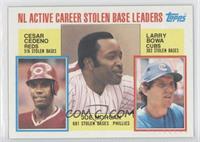 Career Leaders - Cesar Cedeno, Joe Morgan, Larry Bowa