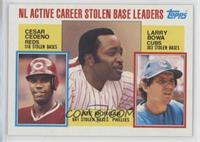 Career Leaders - Cesar Cedeno, Joe Morgan, Larry Bowa