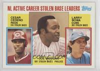 Career Leaders - Cesar Cedeno, Joe Morgan, Larry Bowa