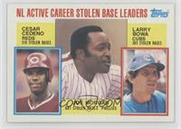 Career Leaders - Cesar Cedeno, Joe Morgan, Larry Bowa