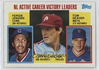 Career Leaders - Fergie Jenkins, Steve Carlton, Tom Seaver