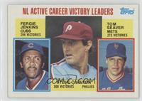 Career Leaders - Fergie Jenkins, Steve Carlton, Tom Seaver