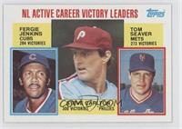 Career Leaders - Fergie Jenkins, Steve Carlton, Tom Seaver