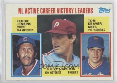 1984 Topps - [Base] #706 - Career Leaders - Fergie Jenkins, Steve Carlton, Tom Seaver