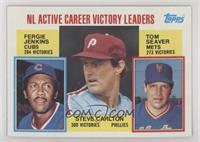 Career Leaders - Fergie Jenkins, Steve Carlton, Tom Seaver