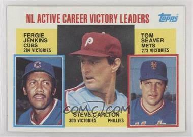 1984 Topps - [Base] #706 - Career Leaders - Fergie Jenkins, Steve Carlton, Tom Seaver