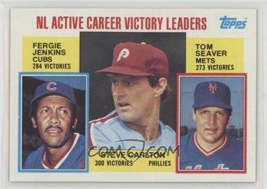 1984 Topps - [Base] #706 - Career Leaders - Fergie Jenkins, Steve Carlton, Tom Seaver