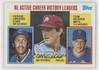 Career Leaders - Fergie Jenkins, Steve Carlton, Tom Seaver