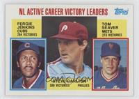 Career Leaders - Fergie Jenkins, Steve Carlton, Tom Seaver [EX to NM]