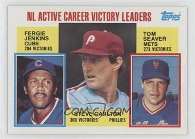 1984 Topps - [Base] #706 - Career Leaders - Fergie Jenkins, Steve Carlton, Tom Seaver [EX to NM]