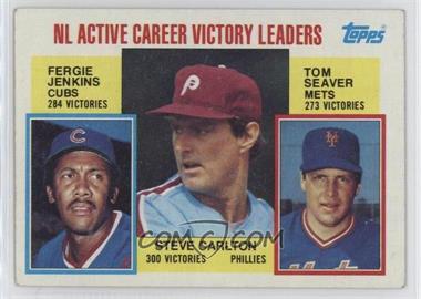 1984 Topps - [Base] #706 - Career Leaders - Fergie Jenkins, Steve Carlton, Tom Seaver [EX to NM]